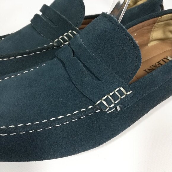 Alfani Blue Leather Driving Moccasins Size 7 main image 14